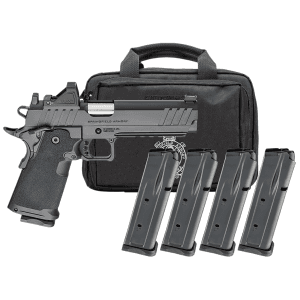 Springfield Armory - PH9119AOSPAC - 1911 DS Prodigy AOS Gear Up Package 9mm 5 Semi Auto 20+1 Black Pistol