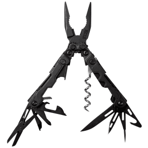 S.O.G PowerLitre Black Hardcoat Anodized Stainless Steel 5 Knife SOGPL1002CP