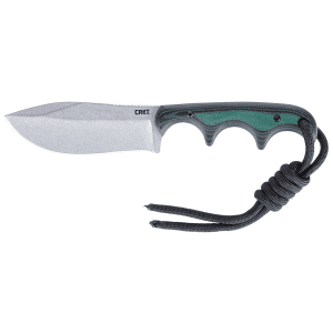 CRKT - 2376 - Minimalist Nessmuk 2.90 Fixed Drop Point Plain Green Knife