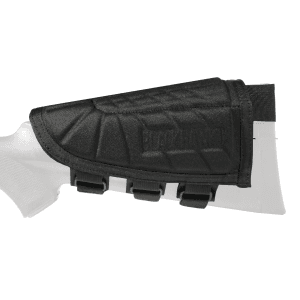 Blackhawk IVS Rifle Cheek Piece with Ammo Storage - Black