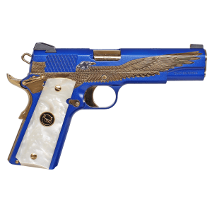 Iver Johnson - MAJESTICEAGLE - Eagle Majestic G2 45 ACP 5 Semi Auto 8+1 Royal Blue Gold Pistol