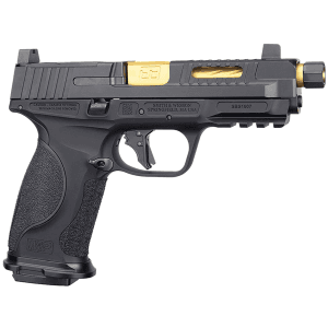 Ed Brown - MPFMATCHGOLD - Fueled M&P Match Gold 9mm Luger 4.75 Semi Auto 19+1 Black/Gold Pistol
