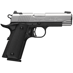 Browning - 051119492 - 1911 Black Label Compact 380 ACP 3.63 Single Action 8+1 Black Pistol
