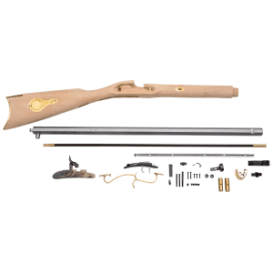 Traditions - KRC52408 - St. Louis Hawken Rifle Kit 50 Cal 28 Sidelock 1rd Blue Hardwood Rifle