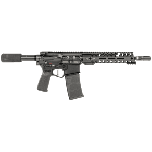 Patriot Ordnance Factory - 01796 - Renegade+ 10.5 300 Blackout 30+1 Black Anodized AR Pistol