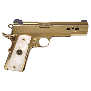 Iver Johnson - GOLDENEAGLE - Golden Eagle 45 ACP 5 8+1 Gold Semi-Auto Pistol
