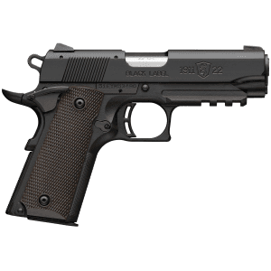 Browning - 051066490 - 1911-22 Black Label Compact 22 LR 3.63 10+1 Semi-Auto Brown Pistol