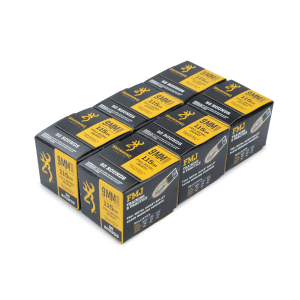 Browning Training & Practice 9mm 115 Gr FMJ (Range Bundle)