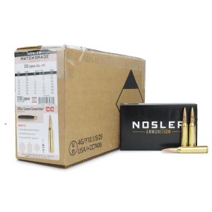 Nosler Match Grade .338 Lapua Magnum 300 Gr Custom Competition HPBT (Case)