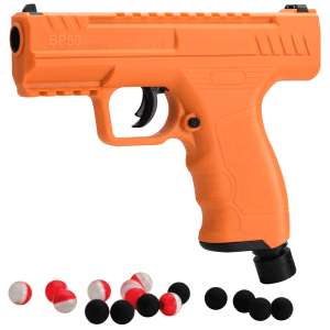 Beeman - 6053 - BP50 Projectile Launcher 50 Cal 8 Shot Semi-Auto Orange Pistol