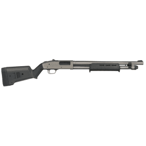 Mossberg - 50795 - 590A1 Pro 12 Ga 18.5 Pump 6+1 Tungsten Gray Black Shotgun