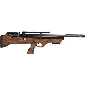 Hatsan - HGFLASHPUP25 - FlashPup QE Air Rifle .25 Black Hardwood Air Rifle