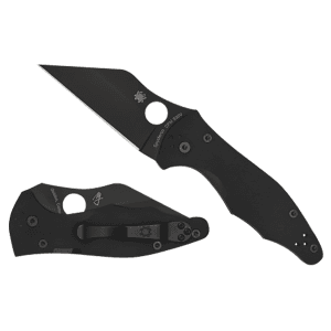 Spyderco Yojimbo 2 Black DLC Tactical Wharncliffe Folder