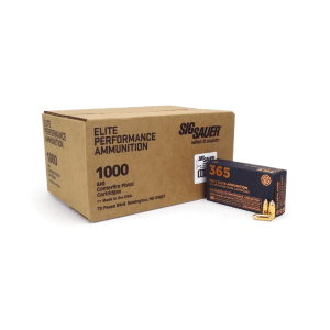Sig Sauer 365 Elite Perf. 9mm Luger 115 Gr FMJ (Case)