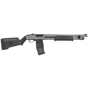 Mossberg(R) - 50221 - 590M Mag-Fed Professional Series Magpul 12 Gauge 18.5" Pump 10+1 Tungsten Gray Black Shotgun