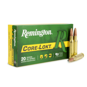 Remington Core-Lokt 308 Winchester 180 Gr Pointed Soft Point (Box)
