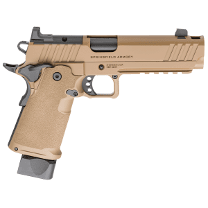 Springfield Armory(R) - PH9119AOSCBCOMP - 1911 DS Prodigy Comp AOS 9mm Luger 5" Semi Auto 20+1 Coyote Brown Pistol