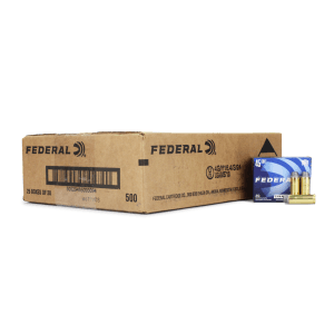 Federal Champion Training 45 Long Colt 225 Gr Semi Wadcutter HP (Case)