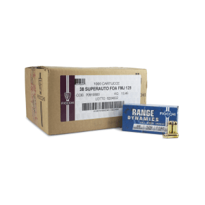 Fiocchi Range Dynamics 38 Super 129 Grain FMJ (Case)