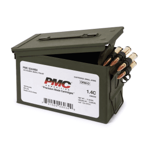PMC Bronze 50 BMG 660 Gr FMJ Boat Tail - 100 Linked Rounds in Ammo Can