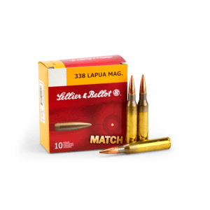 Sellier & Bellot .338 Lapua 300 Grain BTHP (Case)