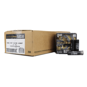 Federal Black Cloud FS Steel 12 Gauge 3.5 1-1/2 oz 4 Shot (Case)