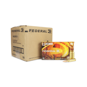 Federal Fusion 6.5 Creedmoor 140 Grain Bonded Soft Point (Case)