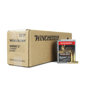 Winchester Varmint X .17 Hornet 20 Gr PT (Case)