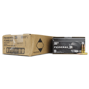 Federal Black Pack .300 Blackout 150 Gr FMJ-BT (Case)