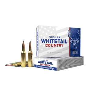 Nosler Whitetail Country 6.5 Creedmoor 140 Gr Solid Base (Case)
