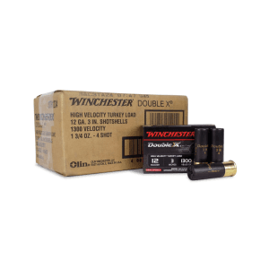 Winchester Double-X 12 Gauge 3 1-3/4 oz 4 Shot High Velocity (Case) / Rebate Eligible