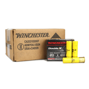 Winchester Double-X 20 Gauge 3 1-5/16 oz 4 Shot (Case) / Rebate Eligible