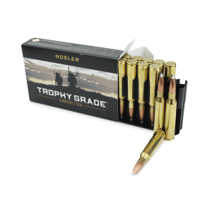 Nosler Trophy Grade 338 Lapua Mag 300 Gr Nosler AccuBond (Box)