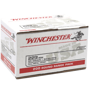 Winchester 223 Remington 55 Grain FMJ USA White Box (Box)