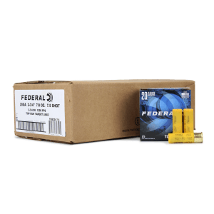Federal Top Gun 20 Gauge 7/8 oz 2.75 7.5 Shot (Case)