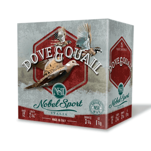 NobelEurosports Dove Quail 12 Gauge 2.75 1 1/8oz 6 Shot (Box)