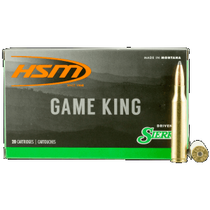 Hsm Game King 338 Lapua Mag 215 Gr Sierra GameKing Spitzer Boat Tail (Box)