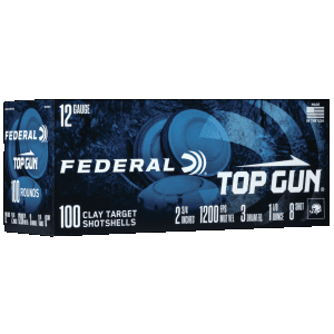 Federal Top Gun 12 Gauge 2.75 1 1/8 oz 8 Shot TG121008 (Box)
