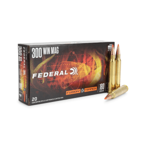 Federal Fusion Tipped Rifle 300 Win Mag 180 Gr Bonded Polymer Tip (Box)
