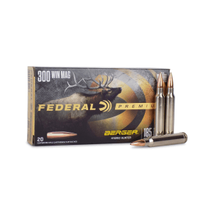 Federal 300 Win Mag 185 Gr Berger Hybrid Hunter (Box)