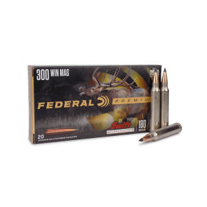 Federal Premium 300 Win Mag 180 Grain Swift Scirocco II (Box)
