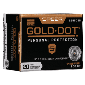 Speer Gold Dot Personal Protection 44 Special 200 gr HP (20 Rounds)