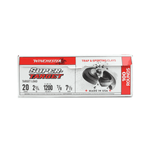 Winchester Super Target 20 Gauge 2-3/4 7/8 oz #7.5 Shot VP (Box)