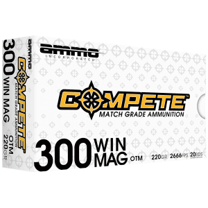 Ammo Inc Compete 300 Win Mag 190 Gr Boat Tail HP (Box)