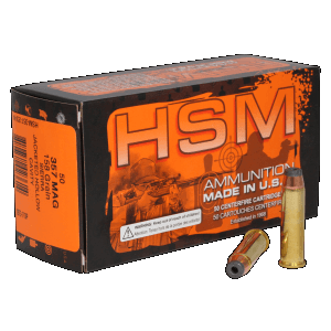 Hsm Pro Pistol 357 Magnum 158 Grain Jacketed Hollow Cavity 35723N (Box)