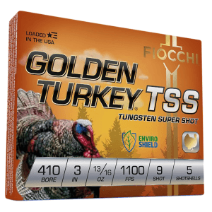 Fiocchi Golden Turkey 410 Gauge 3 13/16 oz 9 Shot 410TSS9 (Box)