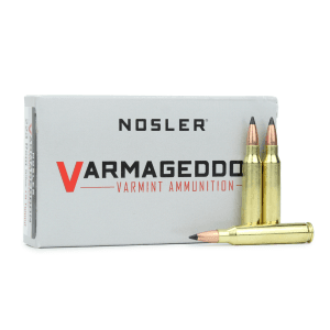 Nosler Varmageddon 223 Remington 53 Gr Flat Base Tipped (Box)