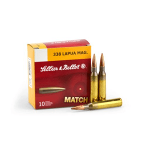 Sellier & Bellot .338 Lapua 250 Grain BTHP (Box)