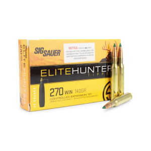 Sig Sauer Elite Hunter 270 Win 140 Grain Tipped (Box)
