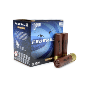 Federal Speed-Shok 10 Gauge 3.5 1-1/2 oz BB Shot Steel (Box)
